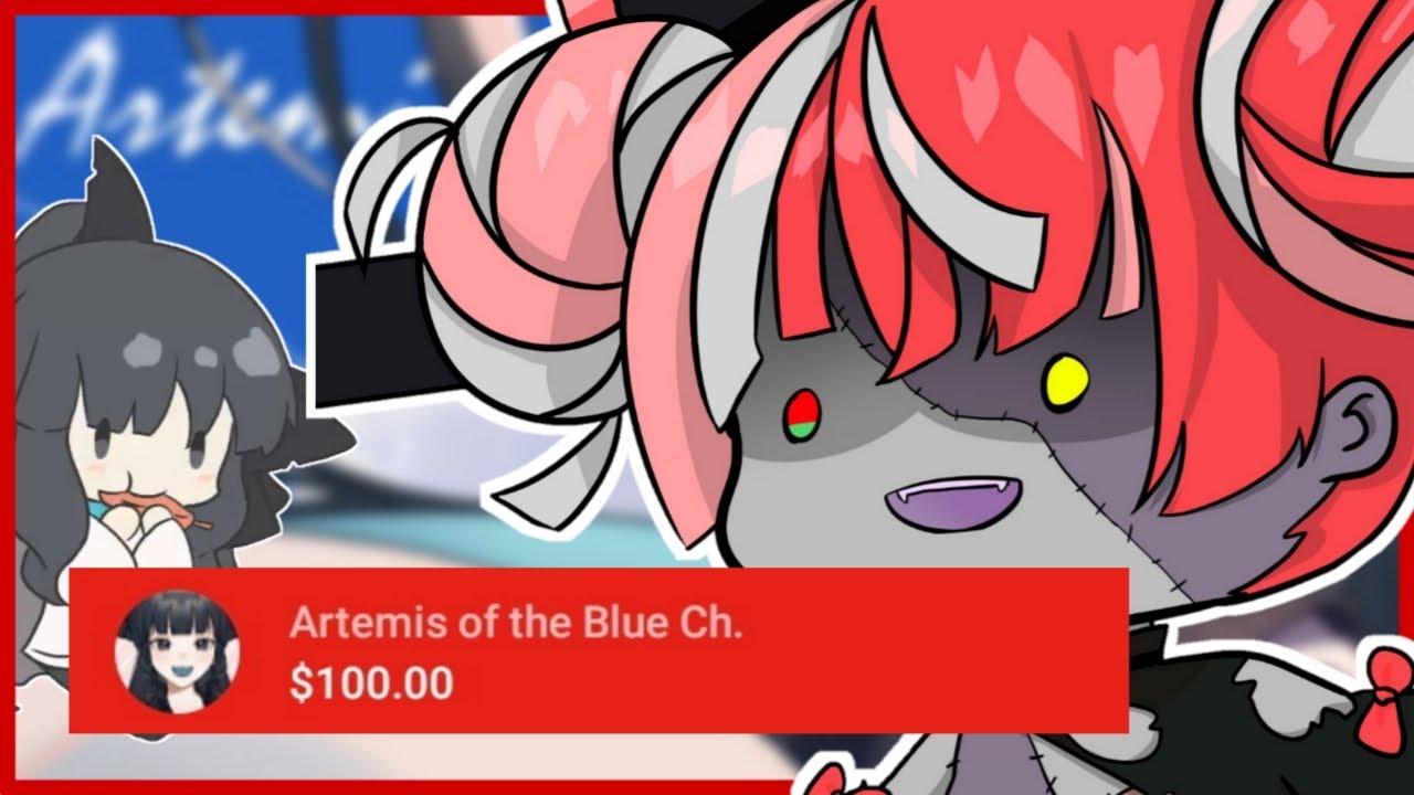Artemis zimps to Ollie 【Kureiji Ollie/Hololive ID】