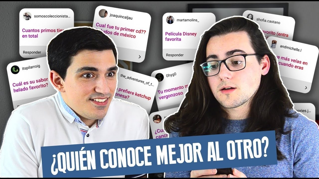 ¿QUIÉN CONOCE MEJOR AL OTRO? 🙈