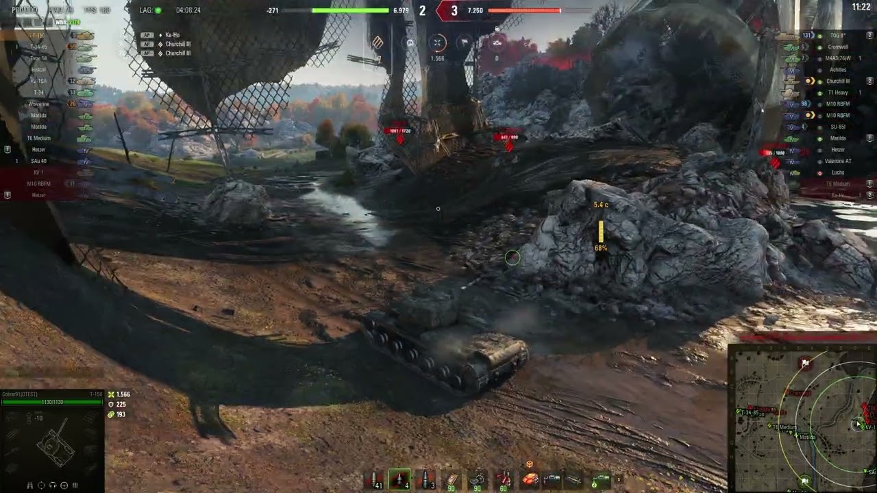 Unaufhaltbar im T-150 🔥 World of Tanks Highlight-Runde
