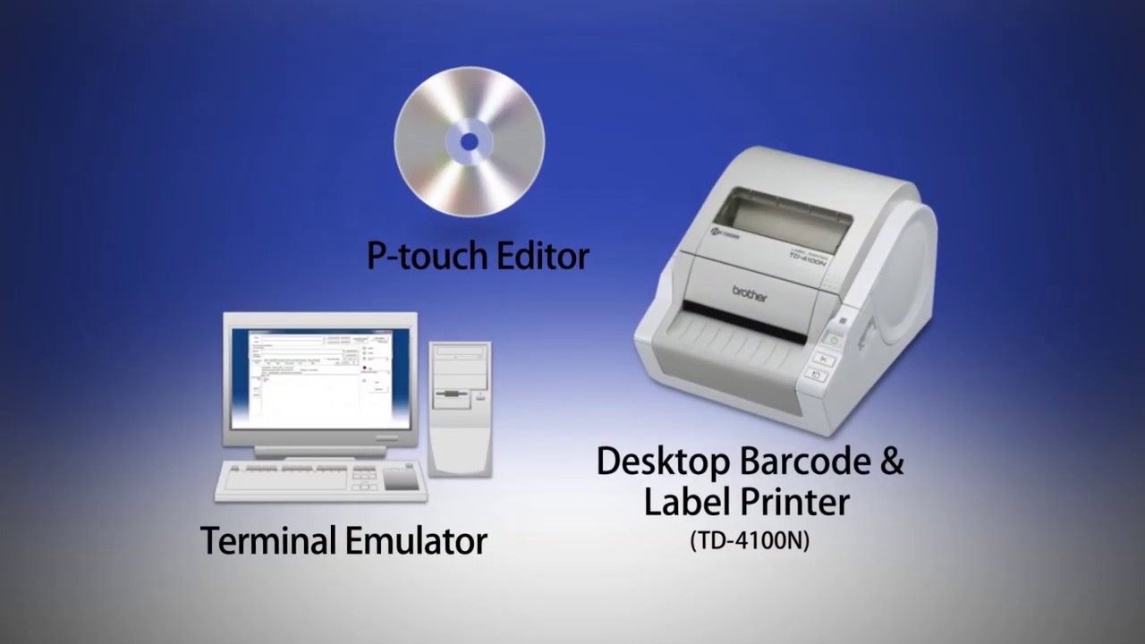 Print labels easily with P-touch Template tool of Brother Professional Label Printer