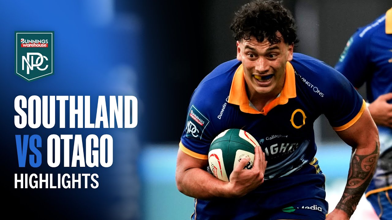 RD 1 HIGHLIGHTS: Southland v Otago (Bunnings NPC 2025)