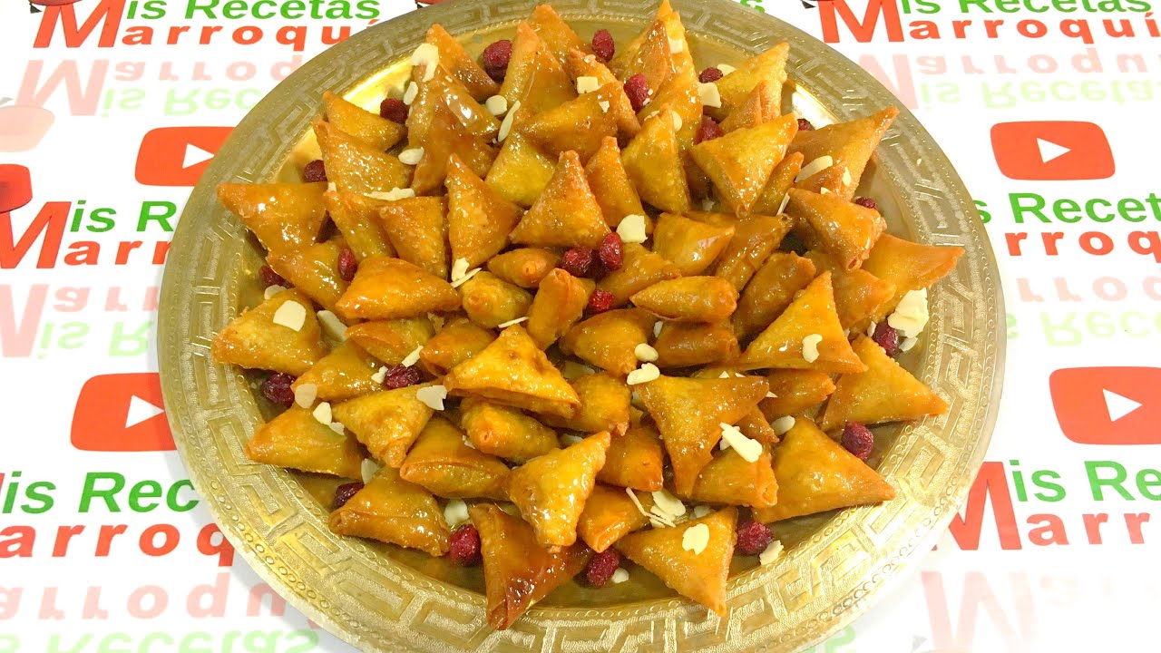 BRIWAT DE ALMENDRAS (Dulce Marroquí), Especial Ramadan | بريوات اللوز | Mis Recetas Marroquí