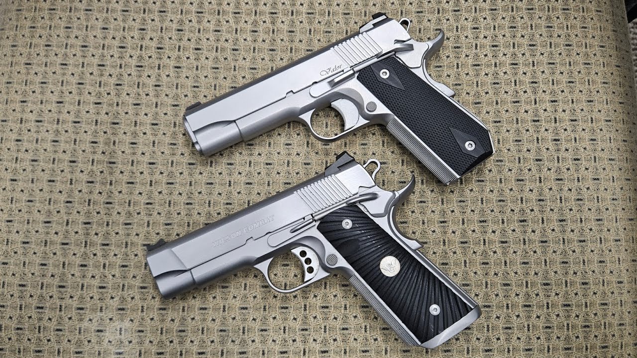 Dan Wesson vs. Wilson Combat 1911 internal comparison