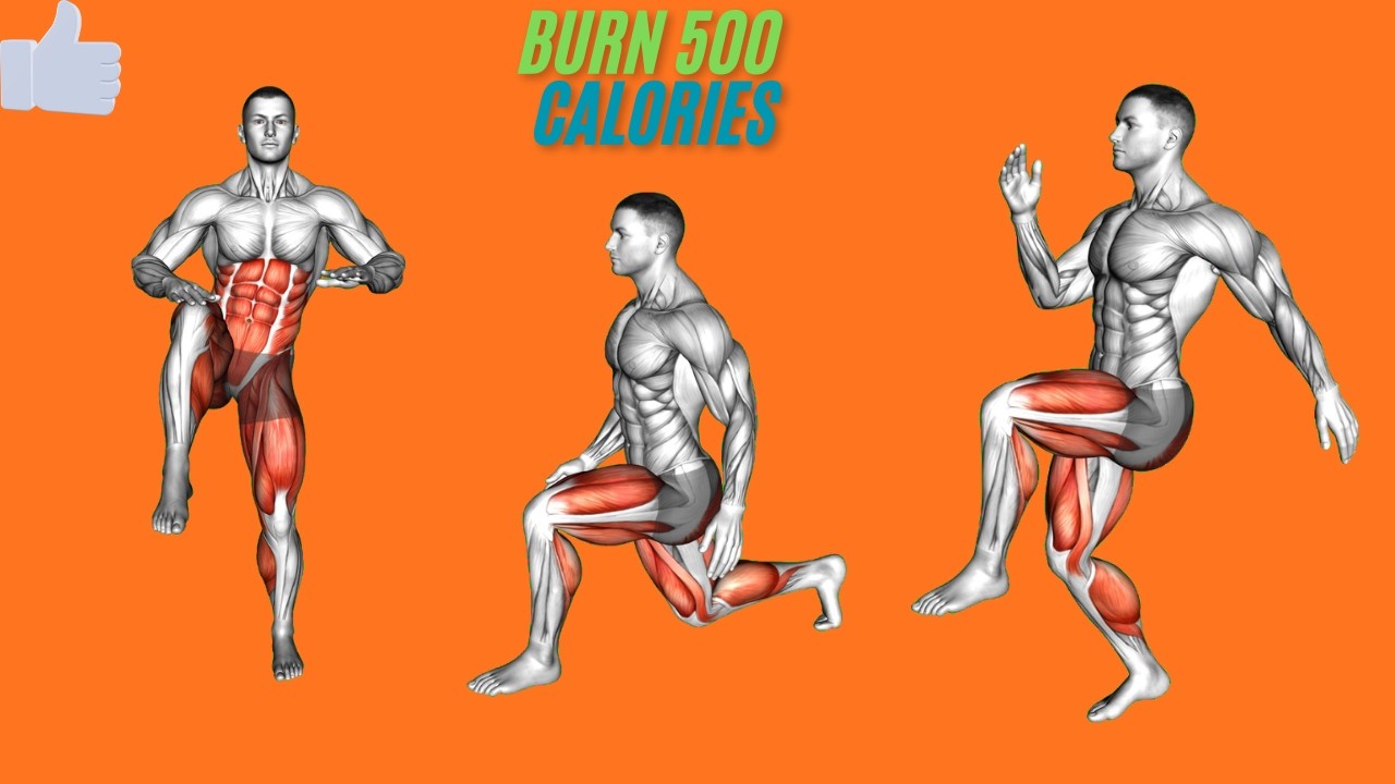 Full Body Calisthenics Cardio (Burn 500 Calories)