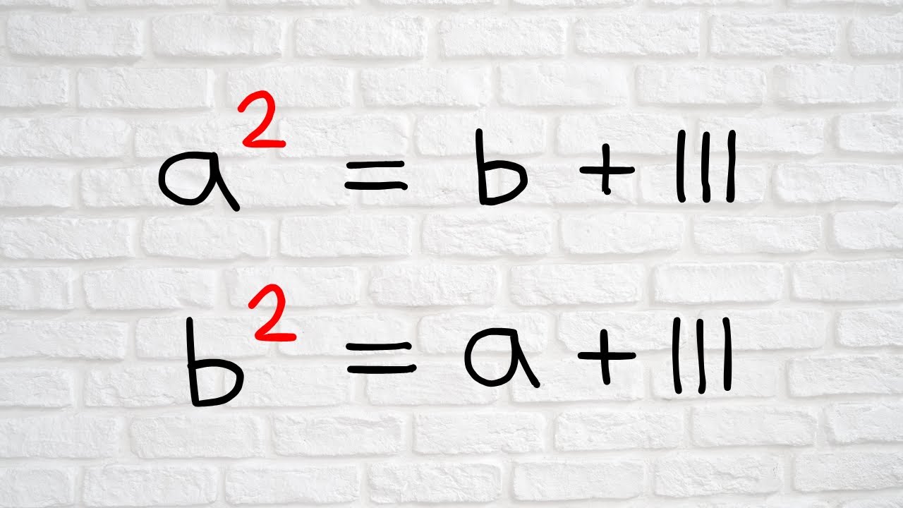 Sweden | A Nice Algebra Problem | Math Olympiad