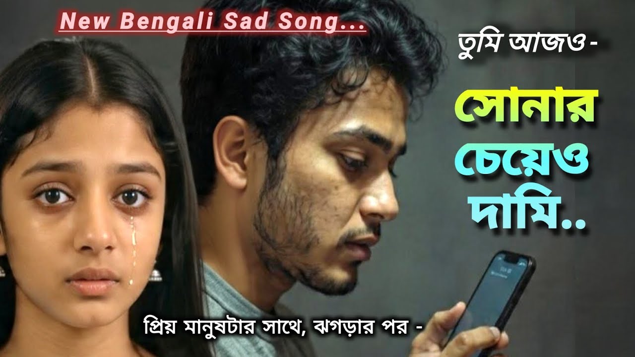 সোনার চেয়েও দামি ❤️‍🩹| Sonar Cheyeo Dami | Emotional Bengali AI Song | Sad Love Story 2026 