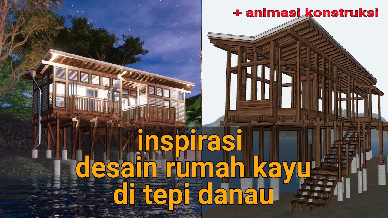 rumah panggung di tepi danau yg cocok buat healing