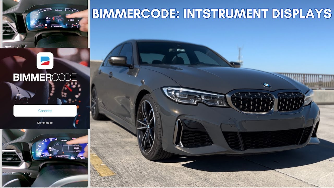 Какие 6 различных вариантов компоновки приборной панели есть у BMW M340i? Учебное пособие по Bimm...