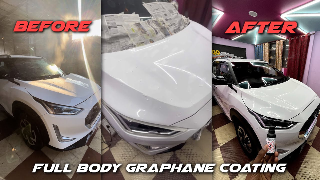 Graphane coating done for Nissan Magnite. Freshqo Detailing