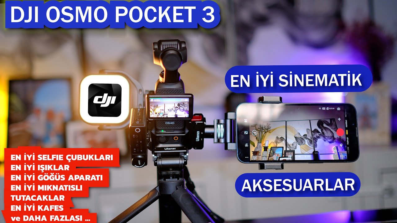 DJI OSMO POCKET 3 EN İYİ SİNEMATİK AKSESUARLAR