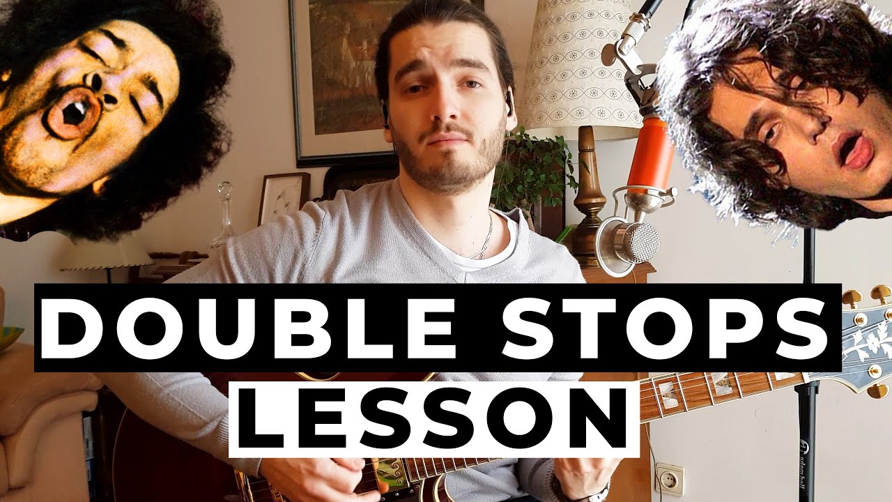 DOUBLE STOPS - Guitar Lesson - Hendrix/Mayer Style - Epiphone Sheraton II Pro WR