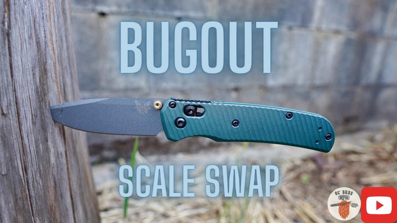 Benchmade Bugout Scale Swap Full Tutorial