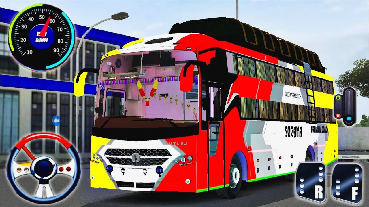 Bus simulator Indonesia 2026 -Ashok Leyland Bus | City Bus Driving 3D | Bus Game Android Gameplay
