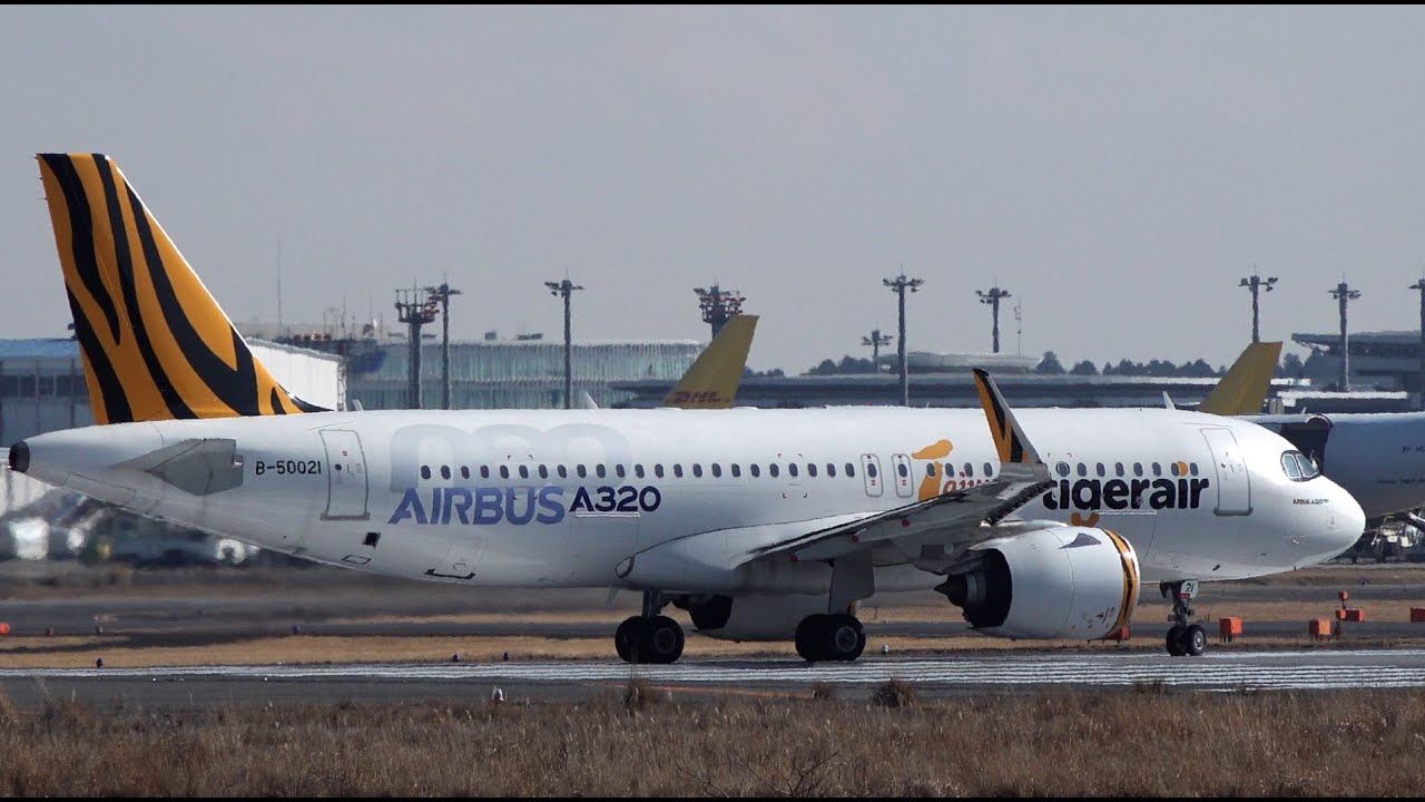 Tigerair Taiwan Airbus A320neo B-50021 Takeoff from Narita 16R | NRT/RJAA