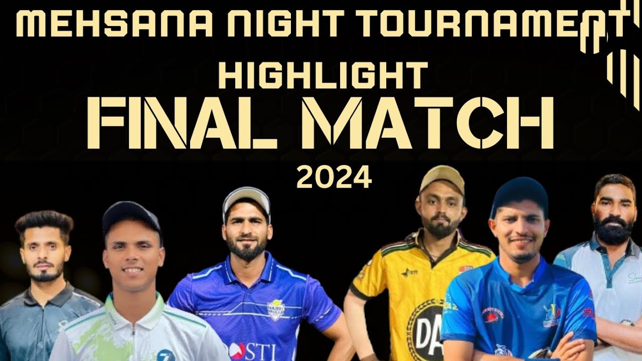 Mehsana Night Cricket Tournament Final Match Highlight | Taimur XI vs Sarpanch XI | 2024