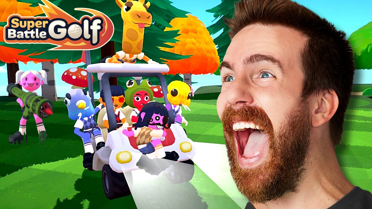 We Tried 16 Players in Super Battle Golf&hellip; Hilarious Chaos