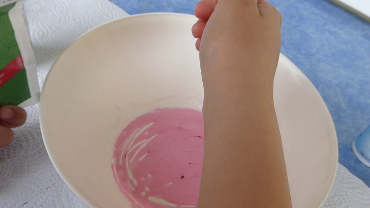 DIY Bilou Rosa Schleim selber machen  
