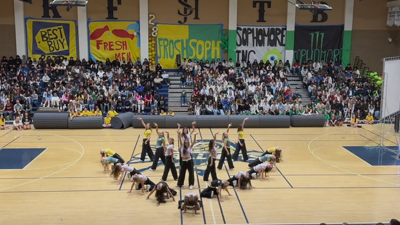San Juan Hills High School CLASH OF THE CLASSES PEP RALLY