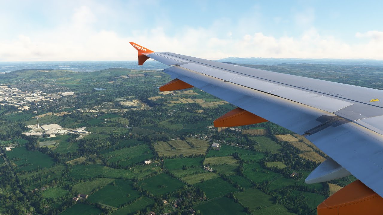Arrival into Belfast Int Airport RWY 25 (EGAA) | Fenix A319 CFM | MSFS
