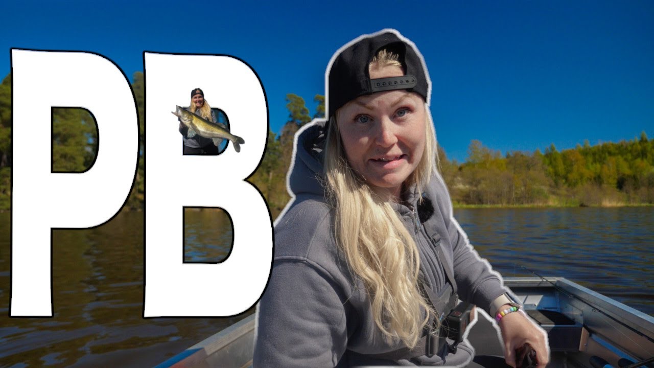 Elin fångar nytt pb under abborre fisket! Ännu ett pb i takbåten.
