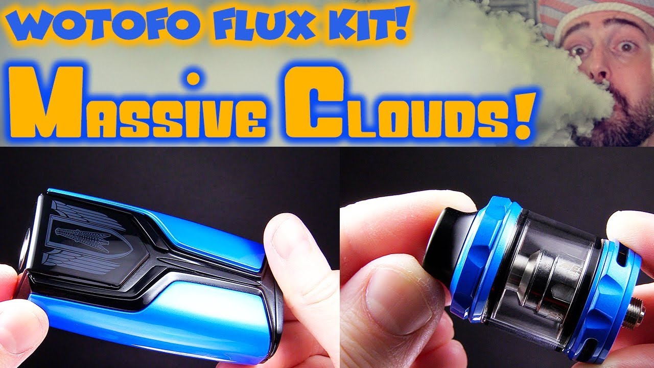 Massive Vape Clouds With The Wotofo Flux Kit!