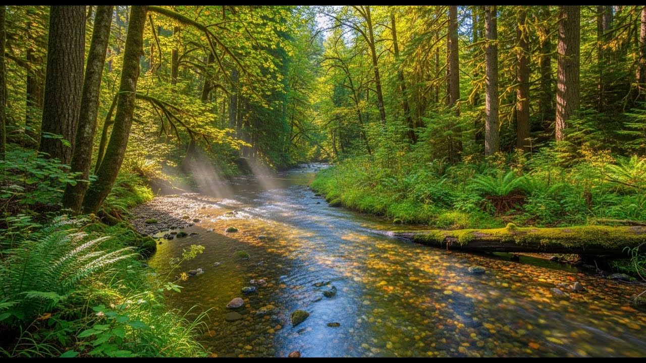 River Soundscape 🌿 Peaceful Water Ambience for Meditation, Study, and Relaxation #747