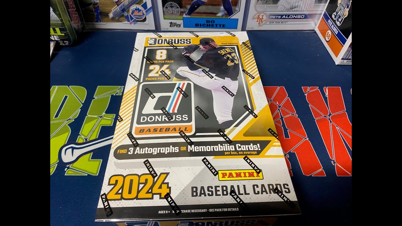New Release 2024 Donruss Baseball Hobby Box Opening! 2 Auto and 1 Relic and A Lot Of Parallels!!