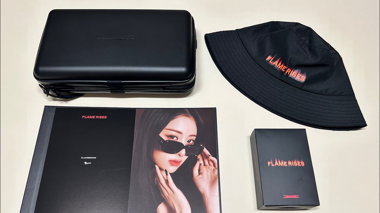 [르세라핌] LESSERAFIM FLAME RISES MD (BAG, HAT, POSTCARD, PHOTOCARD)