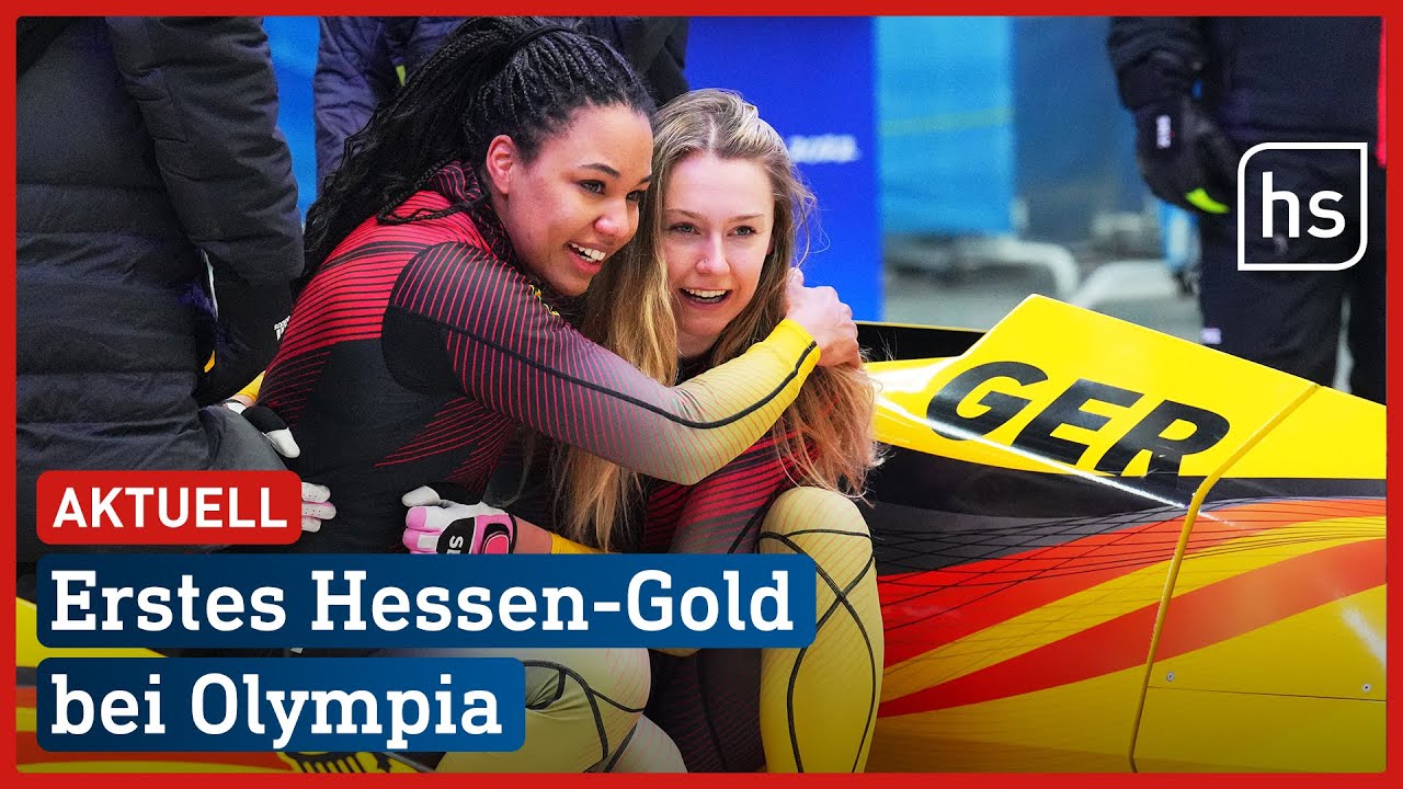 Deborah Levi aus Dillenburg rauscht zu Olympia-Gold im Zweierbob | hessenschau