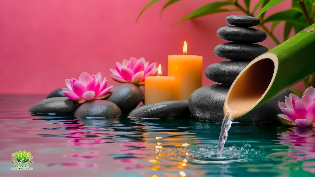 Soothing Piano Music & Water Sounds 🌿 Calm Mind, Healing Meditation & Deep Restful Sleep