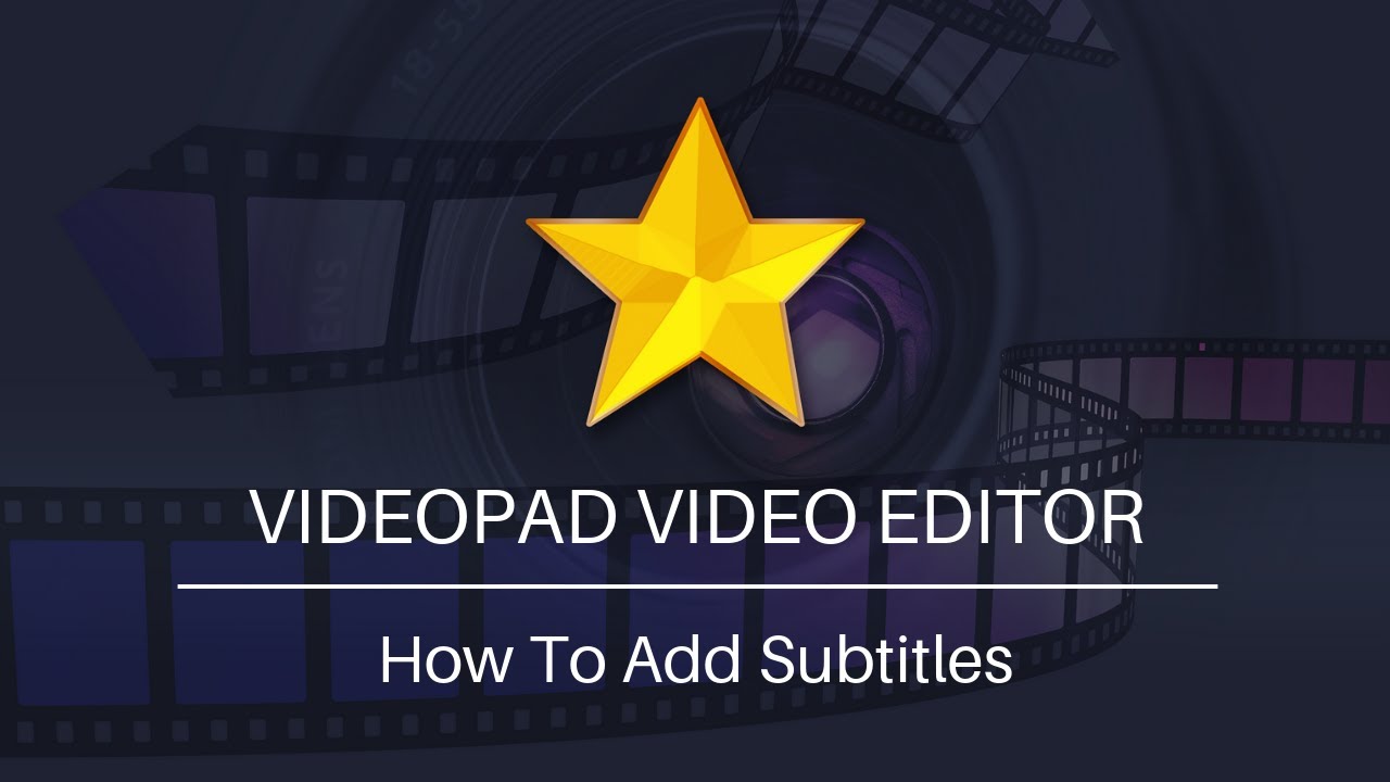 Как добавить субтитры | Учебное пособие по редактированию видео в VideoPad