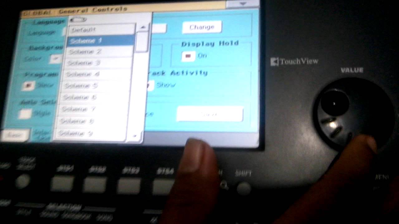 Como alterar a cor do visor do PA600