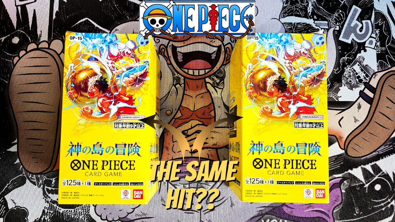 Открытие двойного японского бустер-бокса OP15. Один и тот же хит дважды!?!? ONE PIECE TCG