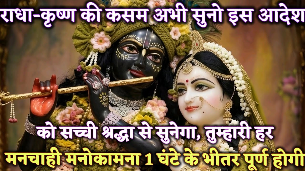 राधा-कृष्ण की कसम अभी सुनो इस आदेश को सच्ची श्रद्धा @Radharani-ka-ashirwad #maa #motivation