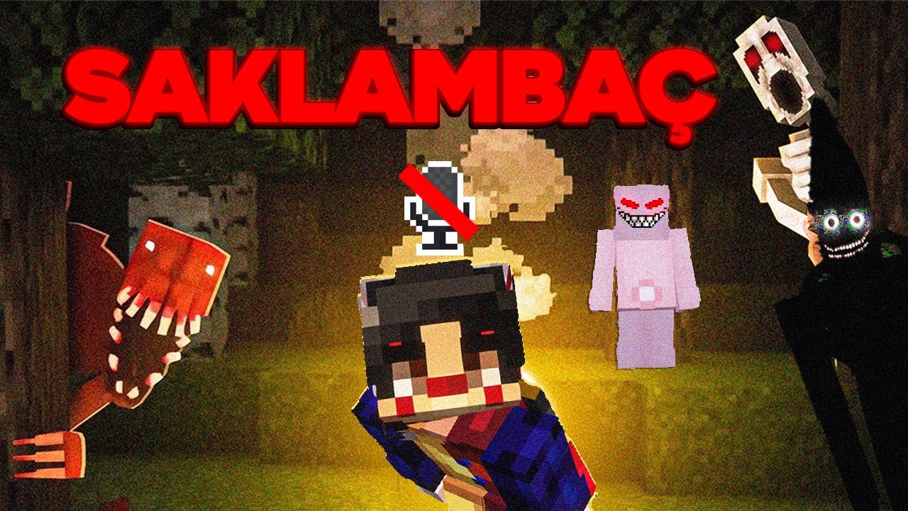 Minecraft'ta EN KORKUNÇ ORMANINDA Saklambaç Modunda Hayatta Kaldım..