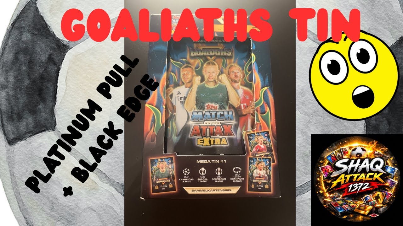 Topps Match Attax Extra Champions League 2025/26 - GOALIATHS TIN mit Packluck 🔥😍