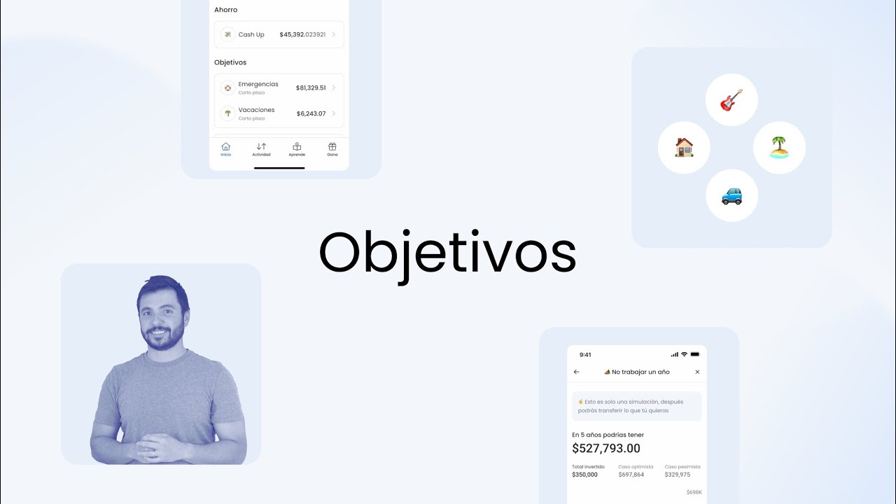 🇲🇽 El modo más fácil de empezar a ahorrar. Objetivos Fintual.