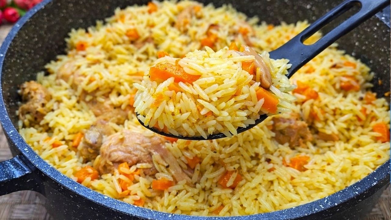 Беру РИС и немного мяса и готовлю Вкуснейший Ужин для всей семьи! Легкий РЕЦЕПТ Рассыпчатого Плова