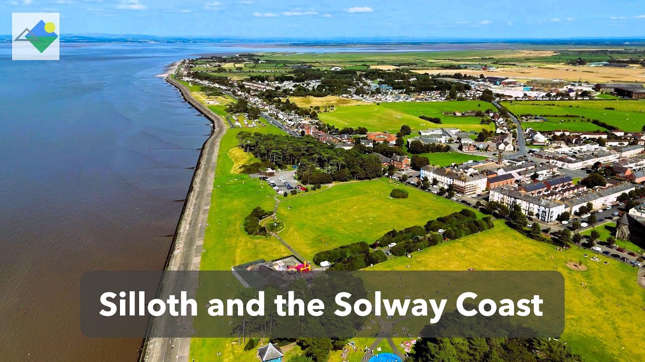 Silloth and the Solway Coast: Airfield - Seafront - Docks - Mawbray - Allonby - Crosscanonby 4K