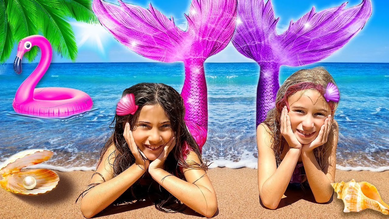 GIADA E GIORGIA SI TRASFORMANO IN SIRENE NELLA VITA REALE!