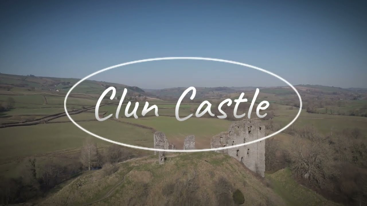 Clun Castle. Clun, Shropshire,  UK.