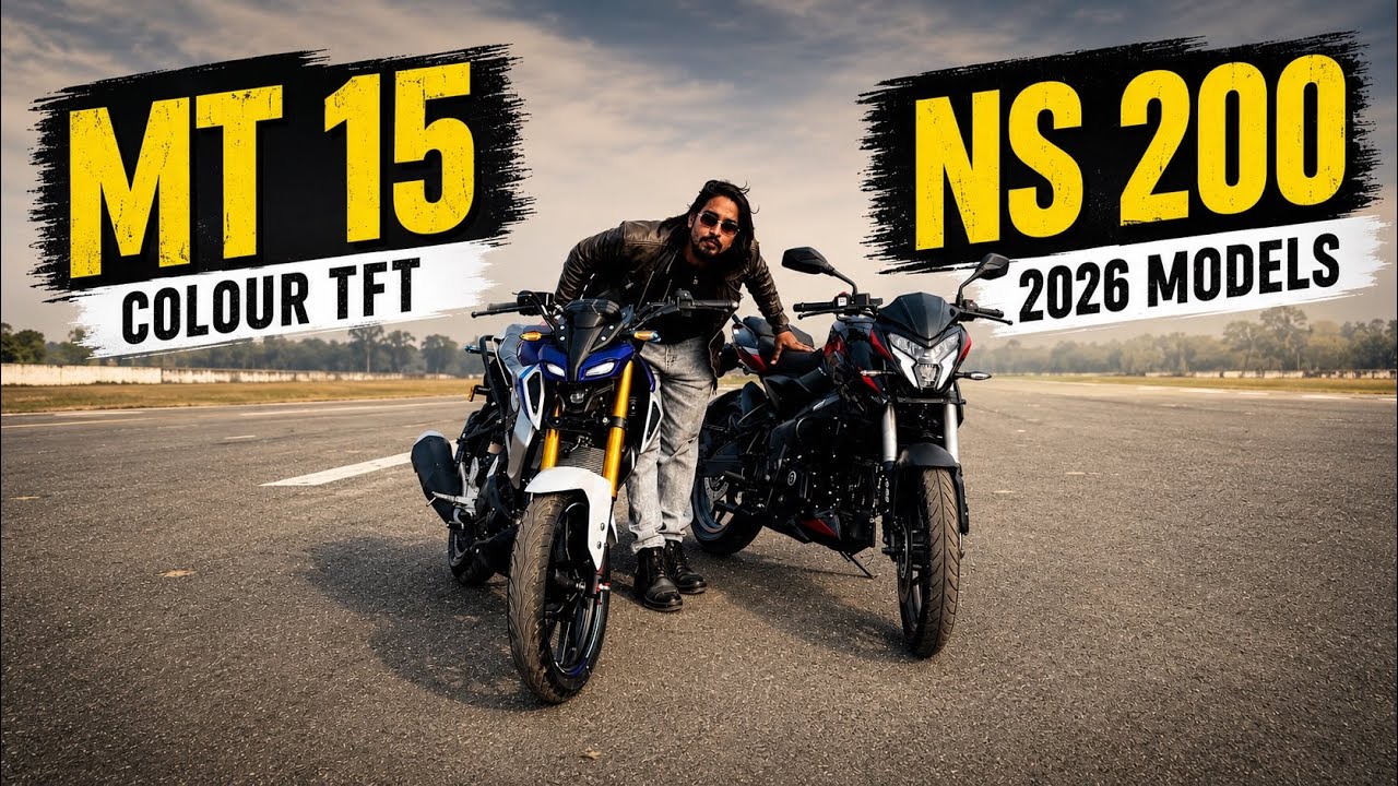 Ns 200 VS MT15 yamaha 2026 model full comparison video | which one is better? #ns200 #mt15 #yamaha 