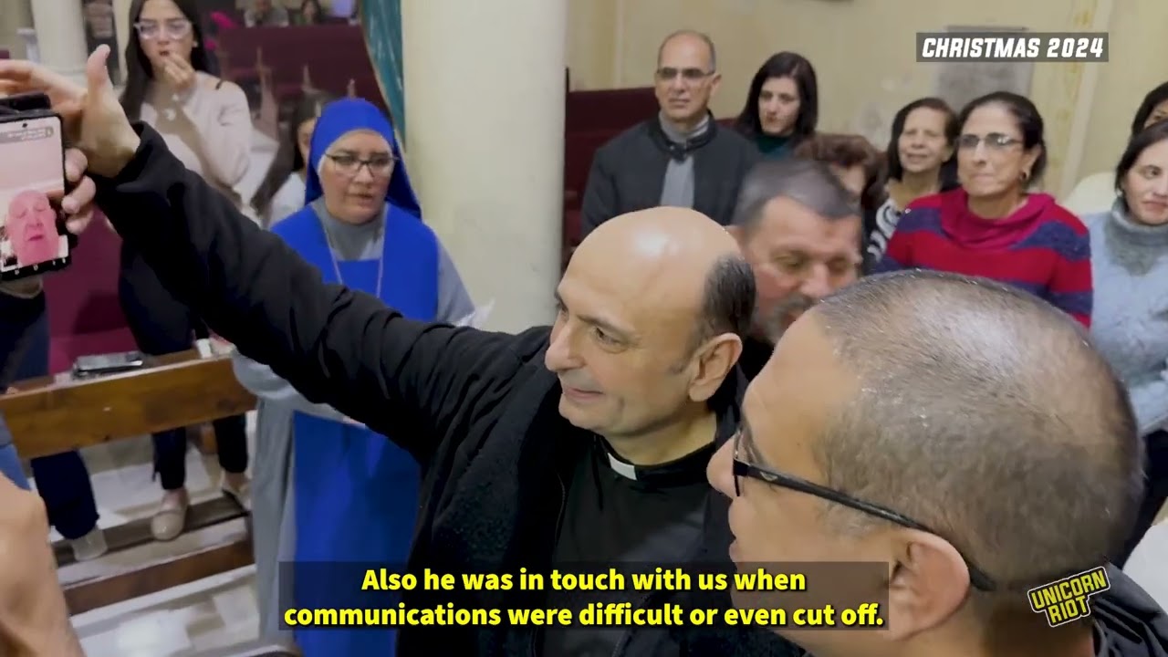 Gaza's Holy Family Church Remembers Pope Francis