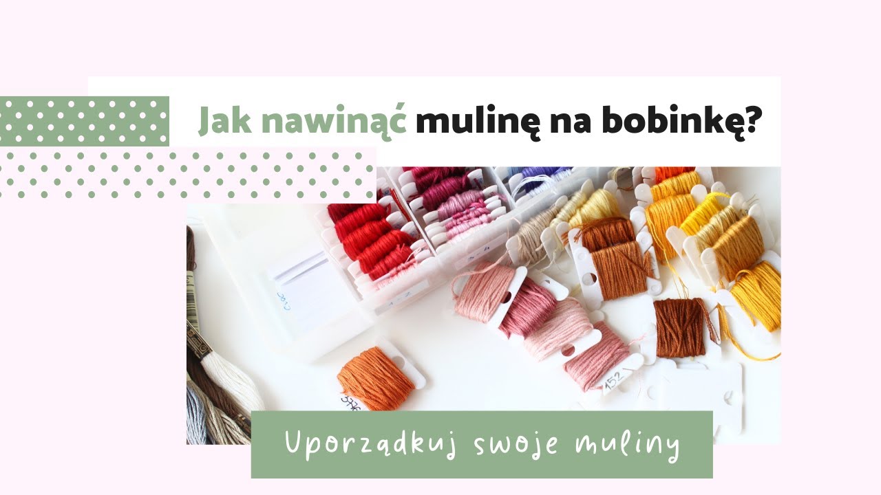 Nawijanie muliny na bobinkę