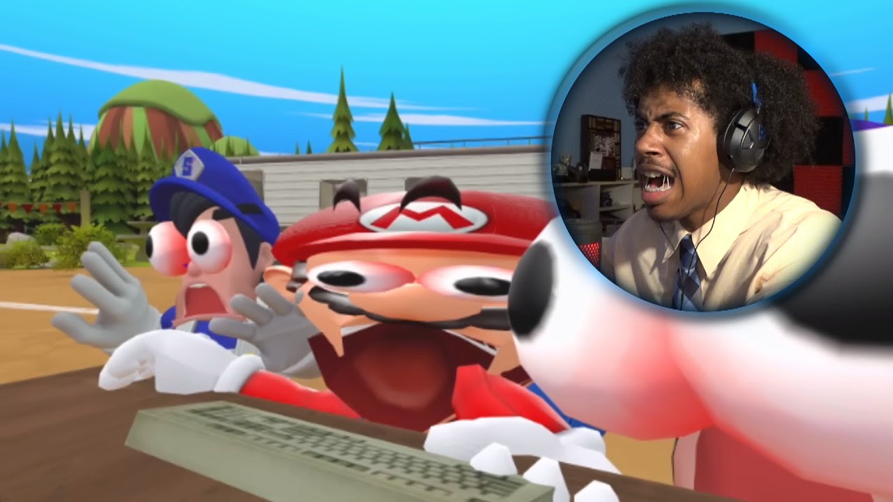 Чудак, за которым они заставили нас наблюдать! | Реакция Марио на мемы Nintendo #13 | (Реакция Sk...