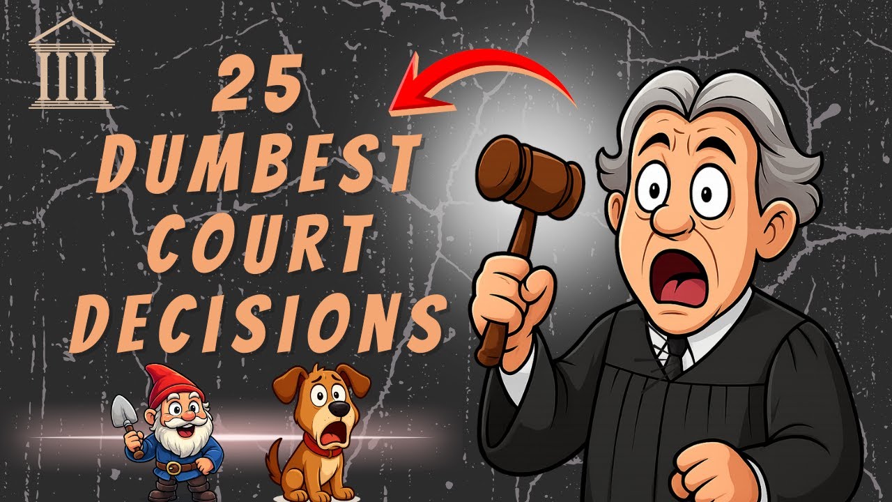 25 Dumbest Decisions Ever Made Inside a Courtroom