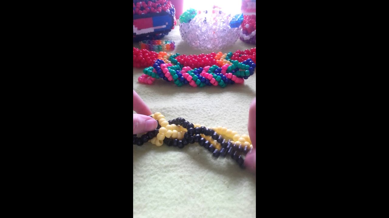 How to make a kandi fishtail cuff