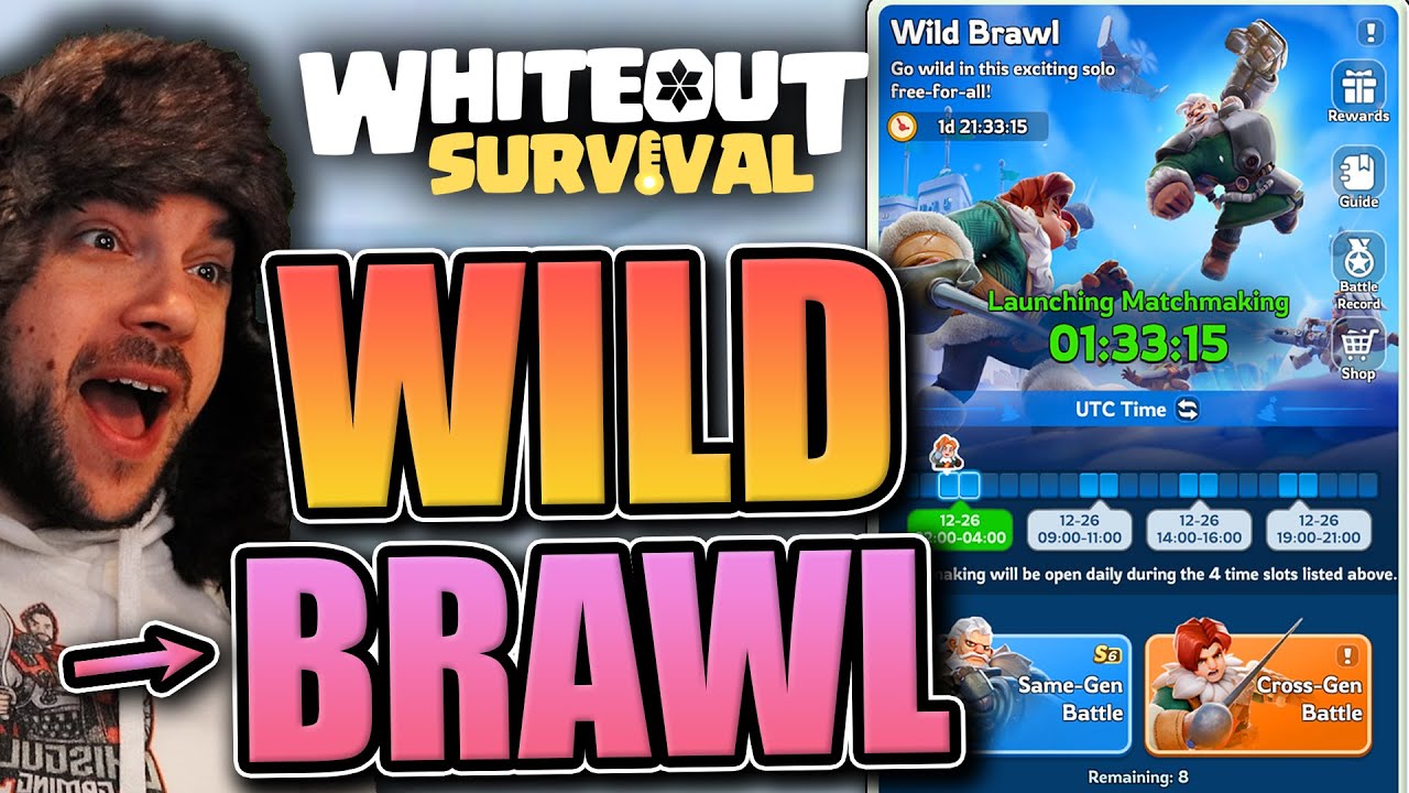 Wild Brawl Gameplay [fun new FFA game mode] Whiteout Survival