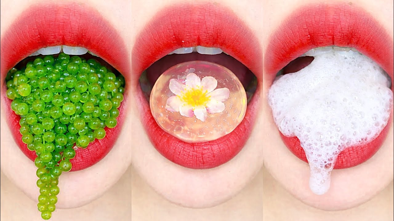 ASMR EMOJI FOOD EATING SOUND MUKBANG