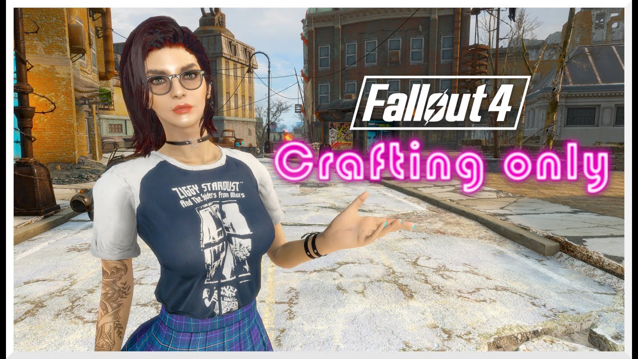 🛠️ Only Crafting Run - DIY Apocalypse #04 - Fallout 4 modded #live 🛠️